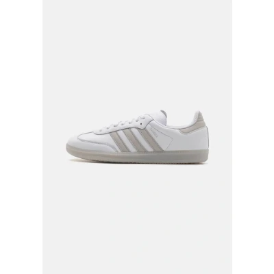 Image of adidas Originals Samba OG Trainers, Size: 4, Footwear white/grey one shoes