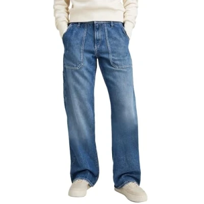 Image of G STAR RAW Women&#039;s Judee Carpenter Loose Jeans Jeans, blue (faded pool D23590 D442 G121), 24W / 32L