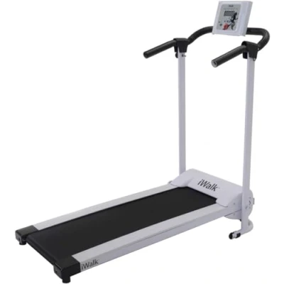 Image of JML Treadmills for Home Foldable iWalk Large Easy to Use Folding Treadmill Walking or Running 6 Settings, Quiet Motor, Portable Gym Equipment Workouts, Includes Integrated Speakers