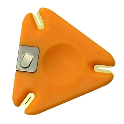 Image of sharprepublic Fishing Pliers,Fishing Line Cutter, Braided Cutters, Suitable for Wire Specifications 0.2mm/0.3mm/0.4mm Orange
