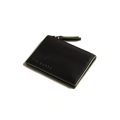 Image of Ted Baker LONDON NATOR BLACK ZIPPED CARDHOLDER