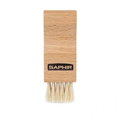 Image of Saphir Light Wood Flat Applicator brush