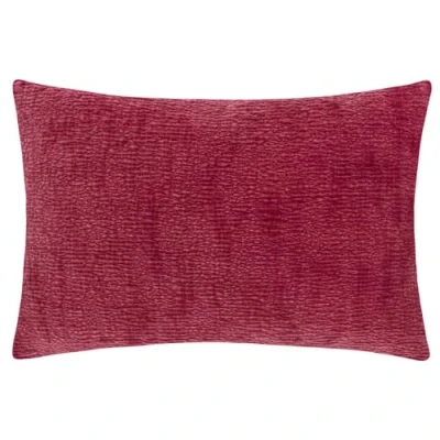 Image of Yard Osaka Chenille Cushion Cover Red Size 40 cm x 60