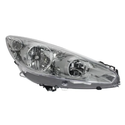 Image of 6206X6, 9674039780 Headlights TYC 20 14197 05 2 right H7, P21/5W, H1 with daytime running light for hand traffic electric motor