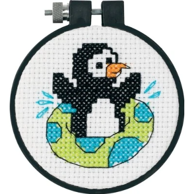 Image of Dimensions Playful Penguin, Cotton, Multi Colour, by The Yard
