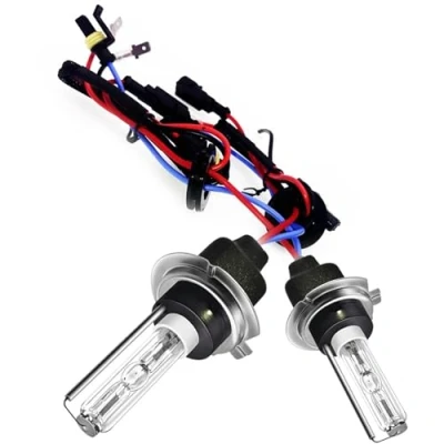 Image of VADO VLTRA 2PCS H7 HID Xenon Bulbs, 10000K 35W Replacement Lamp, Headlight White Exterior Super Bright LED Headlamp Bulbs for Car (10000K)
