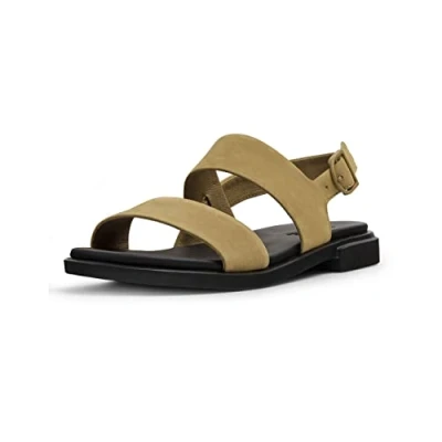 Image of Camper EDY Sandals, Women&#039;s, Size: 2.5, Mittelbraun Leather