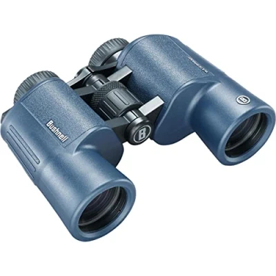 Image of Bushnell H2O 2 10x42 Dark Blue Porro Fully Multicoated Waterproof/Fogproof Twist Up Eyecups Watersport Boating