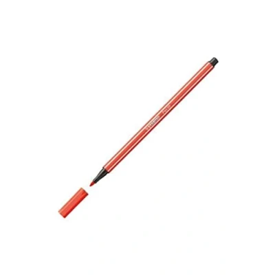 Image of Stabilo Set of 6 Felt Tip Pens Drawing Pen 68 Paste Medium 1 mm Light Red