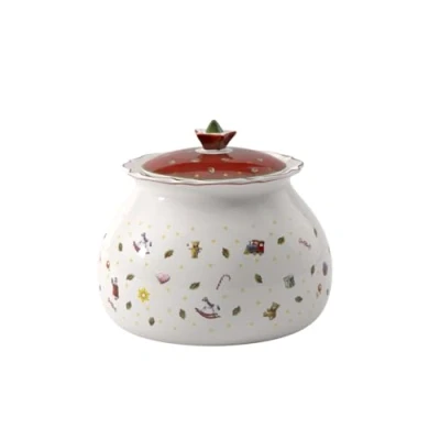 Image of Villeroy &amp; Boch Toy&#039;s Delight Box Large, Cookie Jar, Food Storage for Sweets, Premium Porcelain