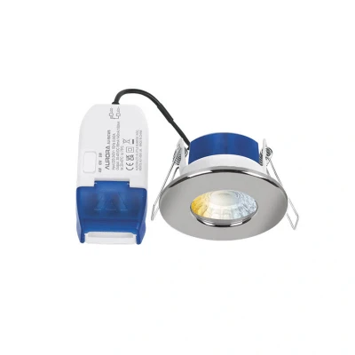 Image of Aurora R6 Colour &amp; Wattage Switchable LED Downlight Chrome