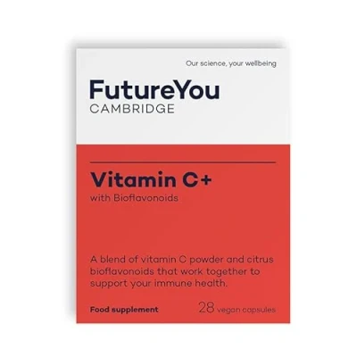 Image of Vitamin C+ Tablets Acerola Cherry Active, Organic, Natural C and Zinc Supplements 28 Day Supply Vegan for Immune Support by FutureYou Cambridge