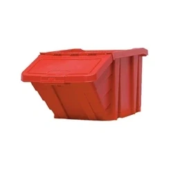 Image of VFM Red Heavy Duty Recycle Storage Bin With Lid