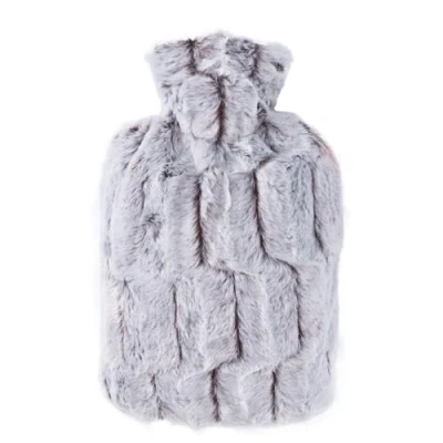 Image of Hugo Frosch Hot Water Bottle with Faux Fur Cover and Lining