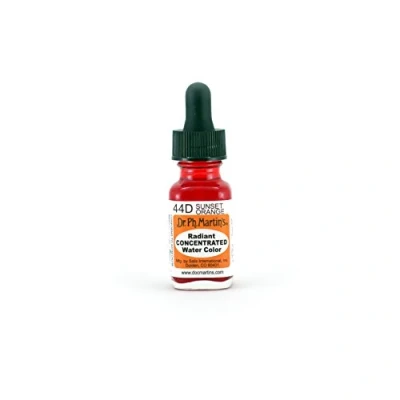 Image of Dr. Ph. Martin&#039;s Radiant Concentrated Water Color, 0.5 oz, Sunset Orange (44D)