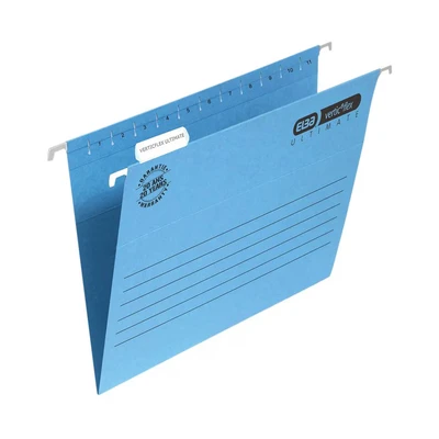 Image of Elba Verticflex Ultimate Suspension File Manilla 240gsm A4 Blue Ref L901000 [Pack of 25],100331149