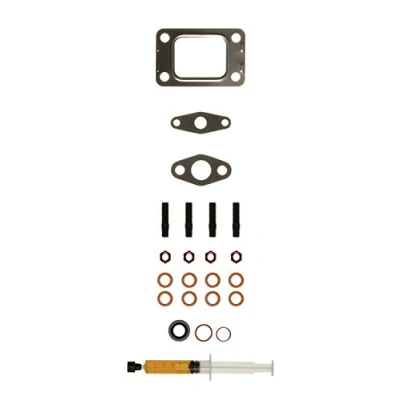 Image of 8825051, 9119033 Mounting Kit, charger AJUSA JTC11003 with studs, syringe oil gaskets/seals FIAT: Coupe