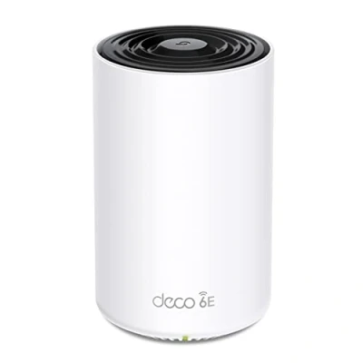 Image of TP Link AI Deco Mesh Dual Band Wifi 6E Router, Built Up 270m2 Coverage, 5,400 Mbps Speed for 200 devices, Use as a Extender Booster, Compatible with all Models, Add on