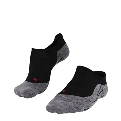 Image of 1 Pair Black TK5 Lightweight Cushioned Trekking Invisible Socks Ladies 5.5 6.5 Falke