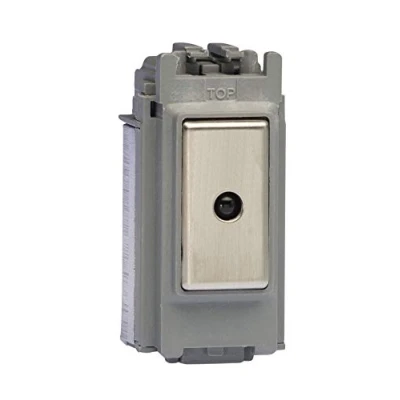 Image of Varilight 1 Way Remote/Tactile Touch Control Master LED Dimmer x 0 100W (1 Grid Space) Steel