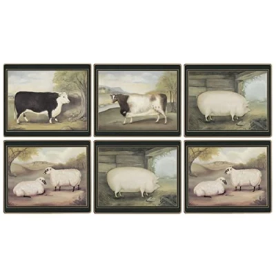 Image of Lady Clare Traditional Coasters Naïve Animals
