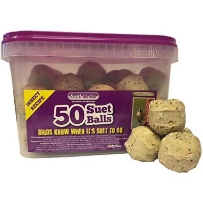 Image of Suet To Go Insect Balls in Tub Wild Bird Treat, 50 x 90 g