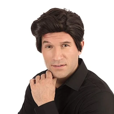 Image of Bristol Novelty BW698 Used Car Salesman Wig Dark Brown, One Size