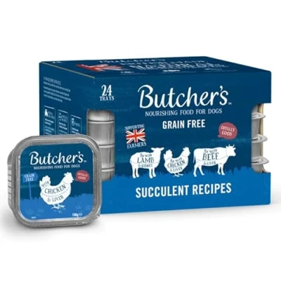 Image of Butcher&#039;s Succulent Recipes Dog Food Trays 24x150g