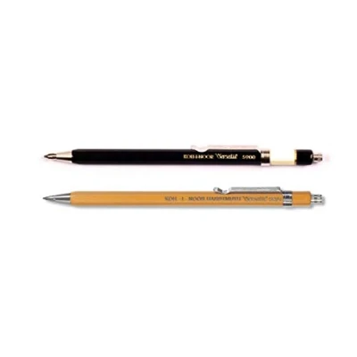 Image of KOH I NOOR 5900 TOISEN D&#039;OR und 5201 VERSATIL Set of 2, Mechanical Pencils with Sharpener, Lead 2 mm black and yellow