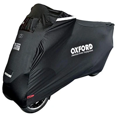 Image of OXFORD Protex Stretch Cover (MP3/3 wheel scooter), Black