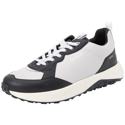 Image of HUGO KANE RUNN Trainers, Men&#039;s, Size: 5, Open grey Textile/synthetics