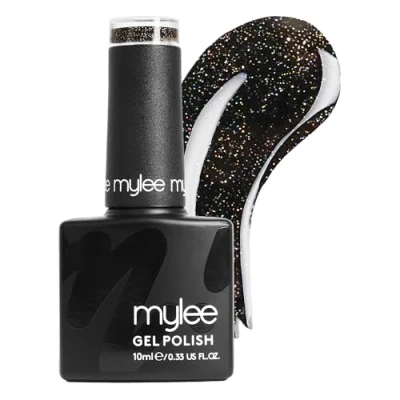 Image of Mylee Gel Nail Polish 10ml [Tarot Reader] UV/LED Soak Off Art Manicure Pedicure for Professional, Salon &amp; Home Use [Fine Glitters Range] Long Lasting Easy to Apply