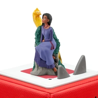 Image of tonies Disney Wish audio character, Asha &amp; Star, audiobooks for children, Sing Along adventure, use with Toniebox (sold separately). Featuring cast from the film, ages 3+