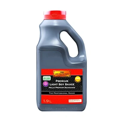 Image of Lee Kum Kee Premium Light Soy Sauce, Professional Range Bulk Size, Vegan, No Added Preservatives, Halal, 1.9 Litre (Pack of 1)