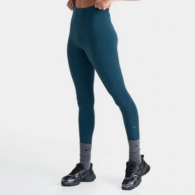 Image of Nike Performance ONE Leggings, Women&#039;s, Size: Large, Armory navy/black