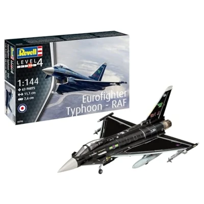 Image of Revell 03796 Eurofighter Typhoon RAF 1:144 Scale Unbuilt/Unpainted Plastic Model Kit
