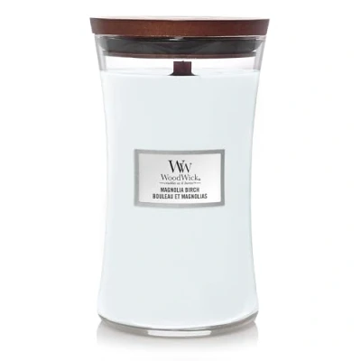 Image of WoodWick Scented Candle Large Magnolia Birch 18 cm / ø 10
