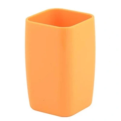Image of N/A Dormitory Plastic Bathroom Water Bottle Toothpaste Toothbrush Holder Gargle Cup Orange