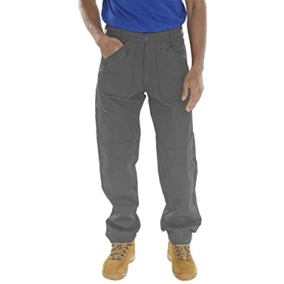 Image of Click Action Work Trousers Grey 30