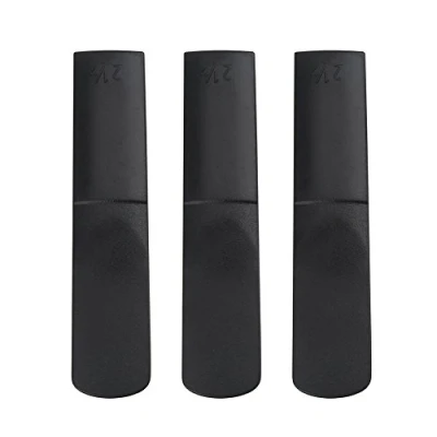 Image of Saxophone Reed, 3pcs Resin Musical Instruments Accessories Alto Reeds Strength 2.5 Black