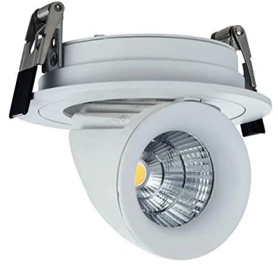 Image of UKEW Dimmable 10W 20W COB LED Directional Adjustable Swivel Downlight Spotlight Retail Shop Commercial 100 240V Cool White or Warm (10W 3000K)
