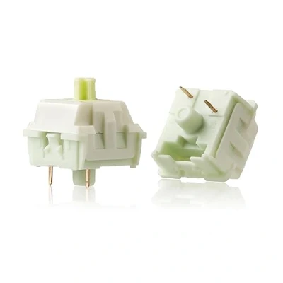 Image of Redragon A120 Soft Linear Mechanical Switch, 3 Pin Plate Mounted Quiet Equivalent, Hot Swappable DIY Keyboard Switch Mod, 50 Million Click(24 pcs Switches, Keycap + Puller)