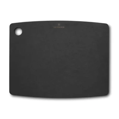 Image of Victorinox Cutting Board M (36.8 x 28.5 0.6), Chopping for Carving Meat or Vegetables, Dishwasher Safe, Black