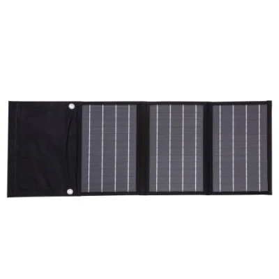 Image of TECHNAXX TX 207 Portable Solar Panel, Black