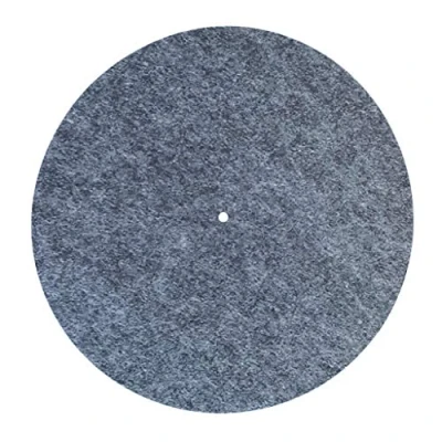 Image of Gereiny 3MM Thick Anti Static Felt Platter Turntable Mat Vibration Slipmat Audiophi Grey