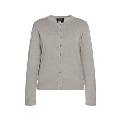 Image of LEOMIA Women&#039;s Cardigan 15326710 le02, Grey, S Sweater, Gray,
