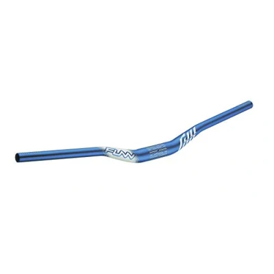 Image of Funn Full On Mountain Bike Handlebar with Bar Clamp 35mm and Width 785mm, Tough Lightweight Alloy Riser for MTB, BMX Road Bike, Rise 30mm MTB (Blue)