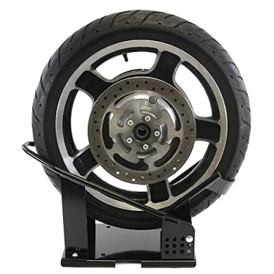 Image of Wheel Chock Motorbike Bike Transport Stand Heavy Duty Paddock Motorcycle