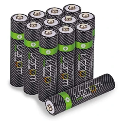 Image of Venom Rechargeable AAA Batteries High Capacity 800mAh (Pack of 12)