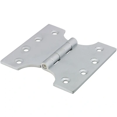 Image of 2x TIMCO Parliament Hinge (488) Solid Brass Satin Chrome 234002